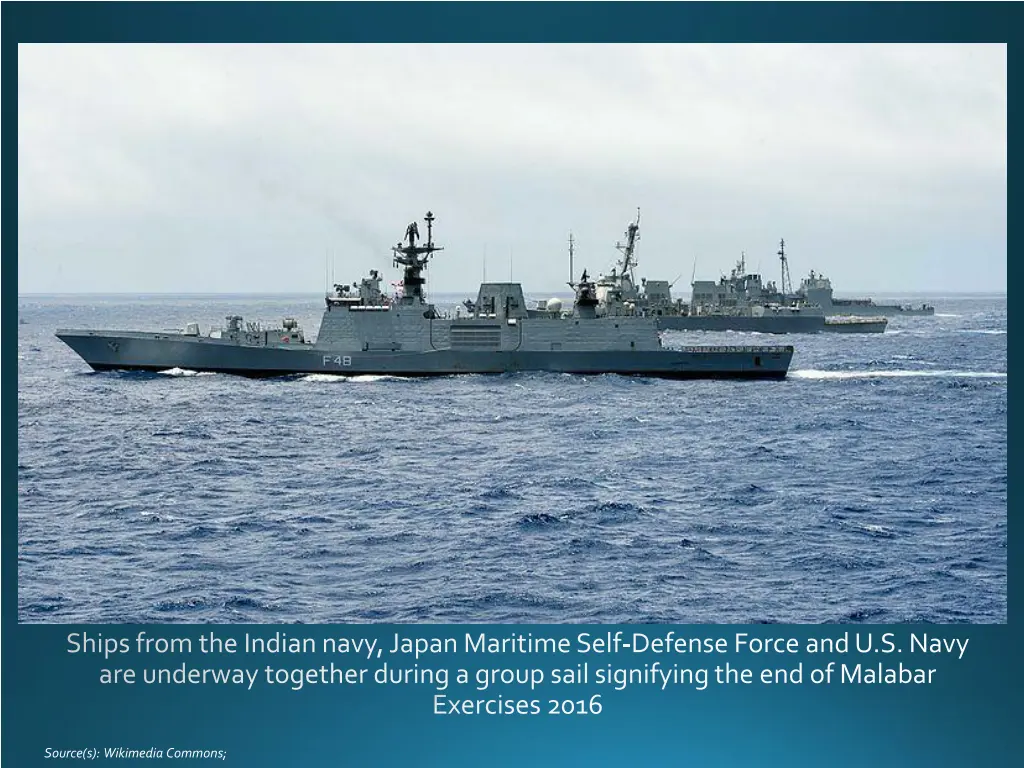 ships from the indian navy japan maritime self