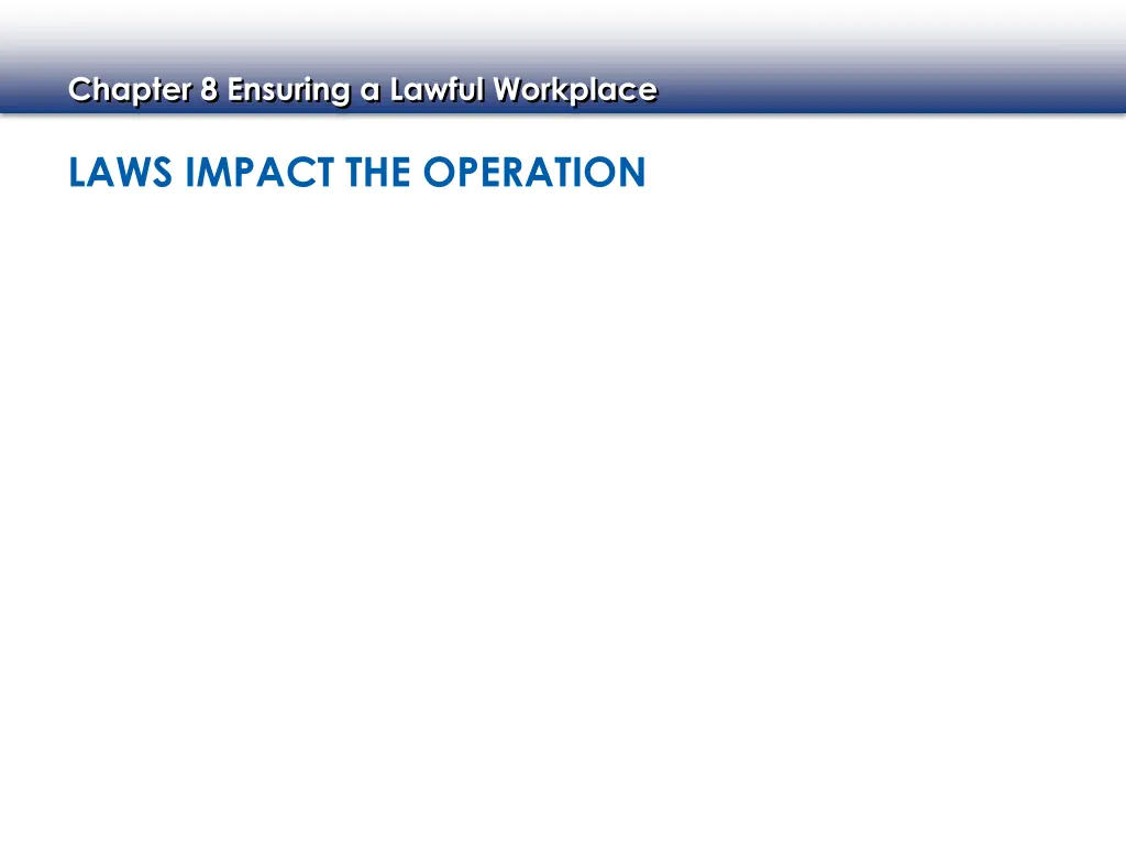 chapter 8 ensuring a lawful workplace