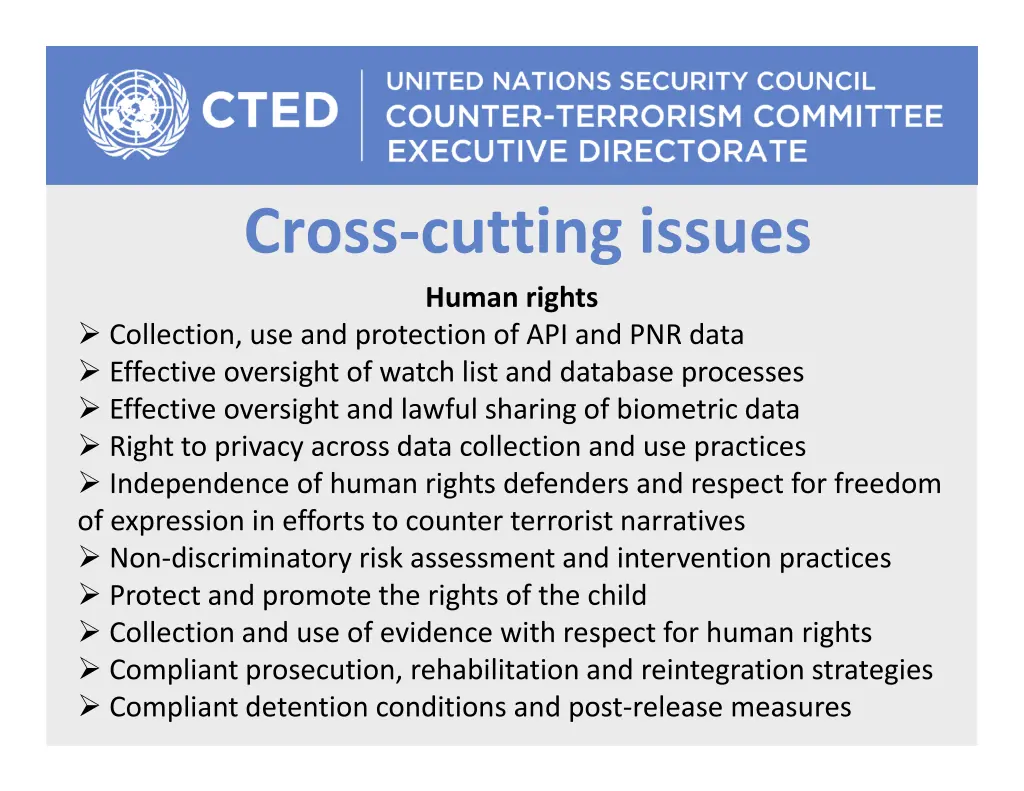 cross cutting issues human rights collection