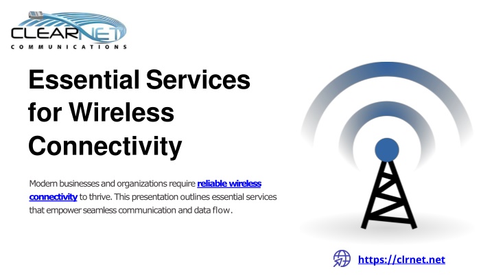 essential services for wireless connectivity