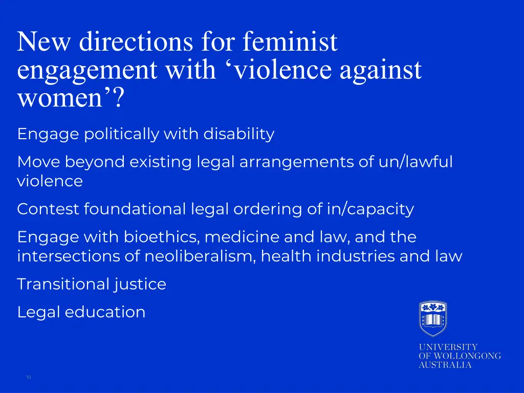 new directions for feminist engagement with