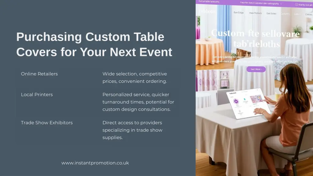 purchasing custom table covers for your next event