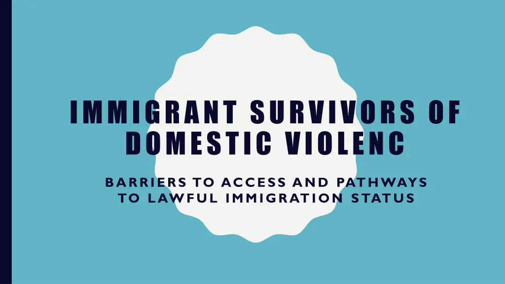 immigrant survivors of domestic violenc