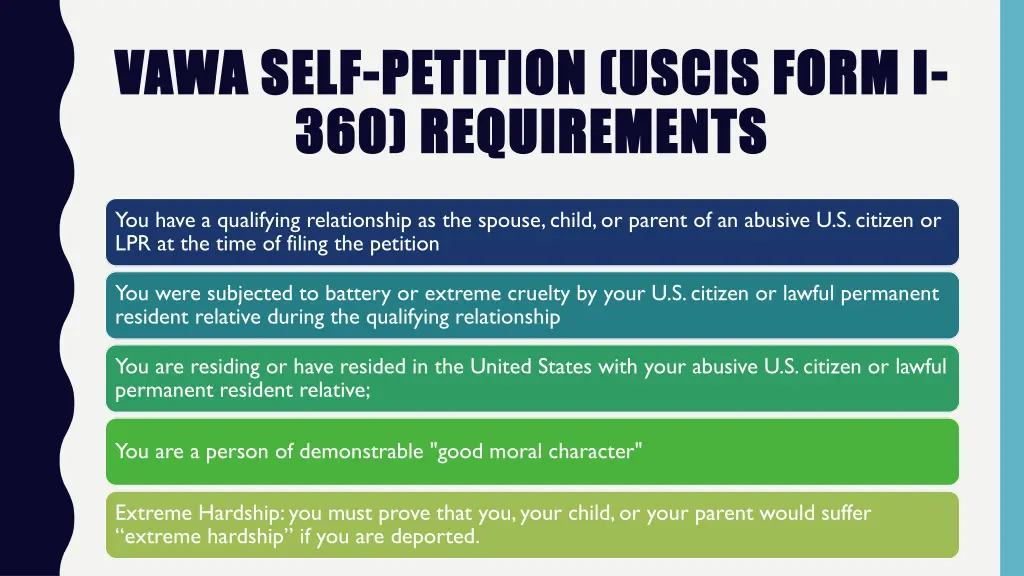 vawa self vawa self petition uscis form