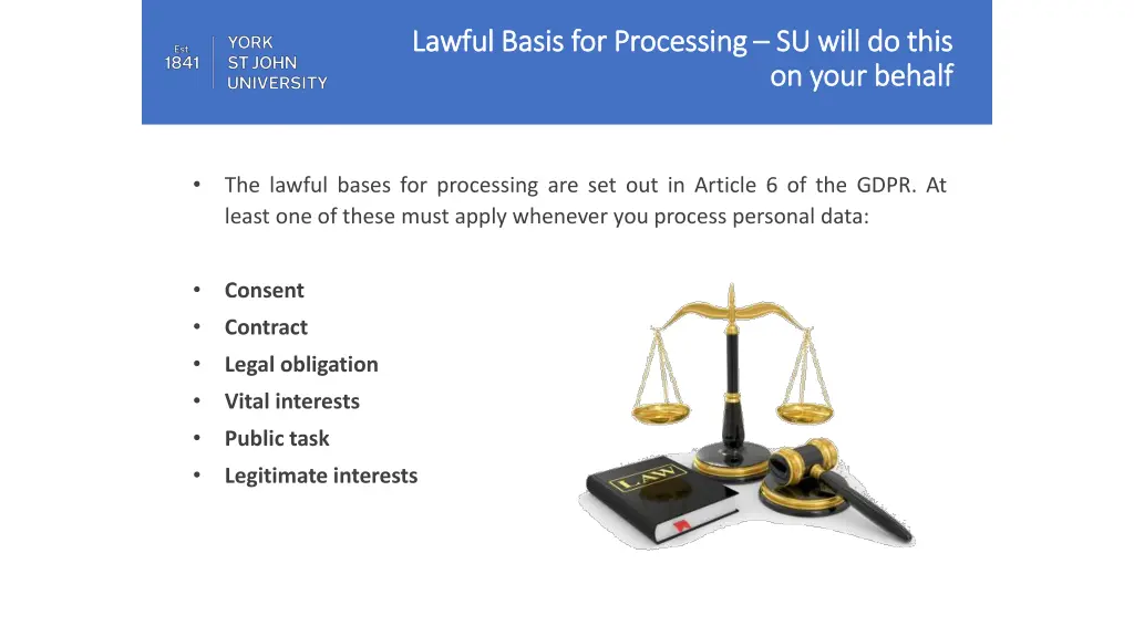 lawful basis for processing lawful basis