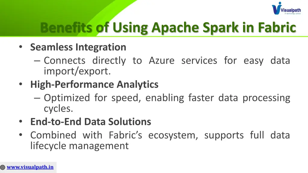 benefits of using apache spark in fabric seamless