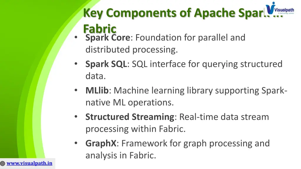 key components of apache spark in fabric spark