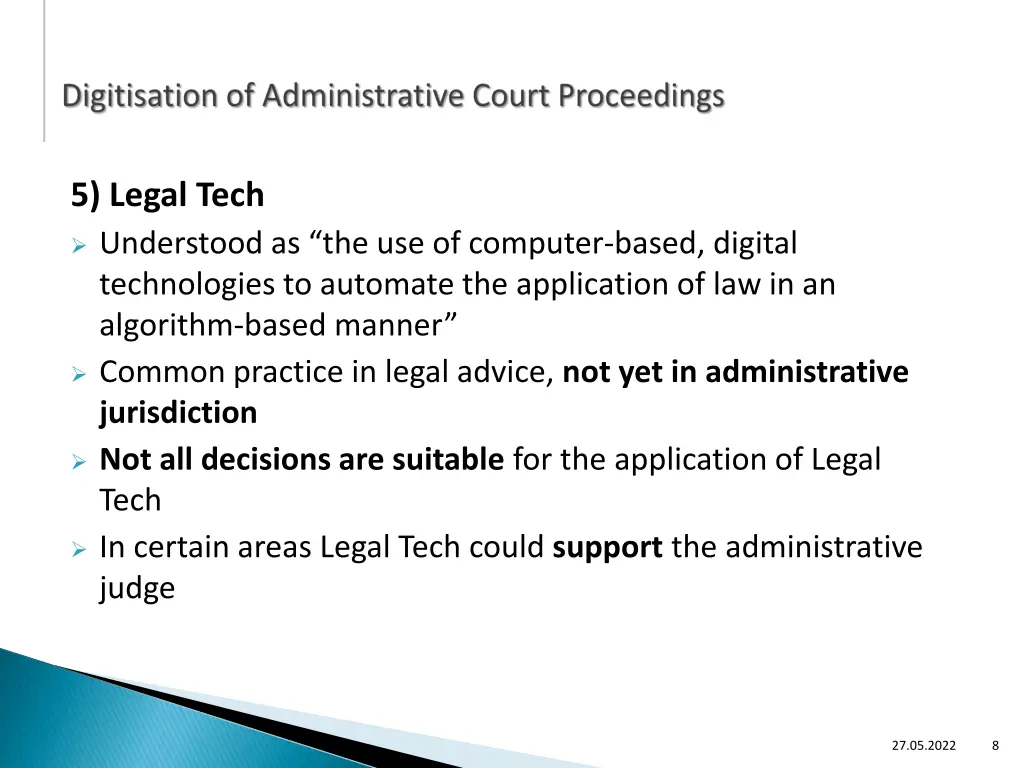 5 legal tech