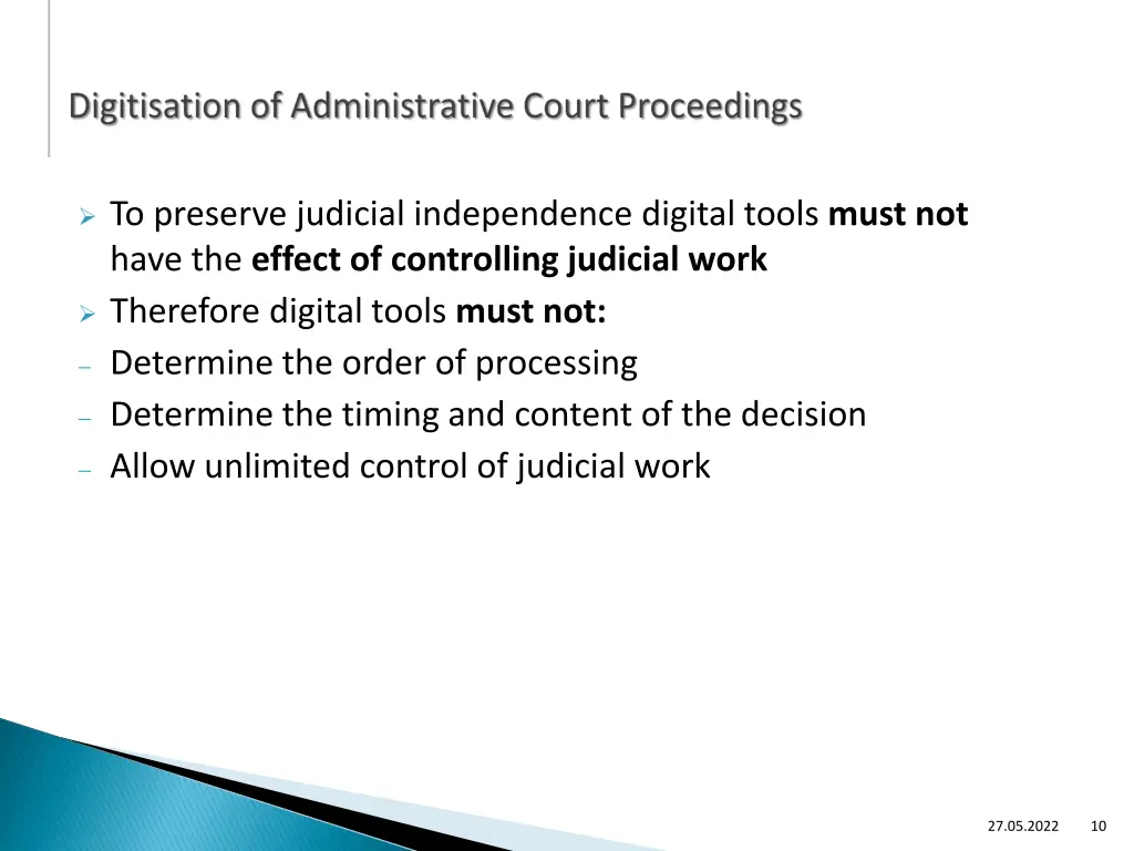 to preserve judicial independence digital tools