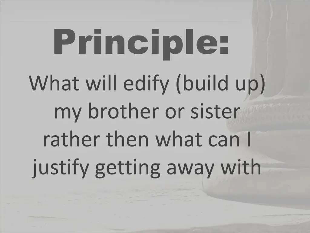 principle