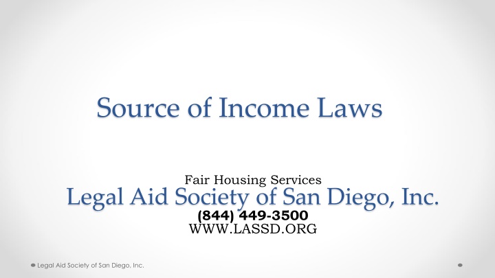 source of income laws