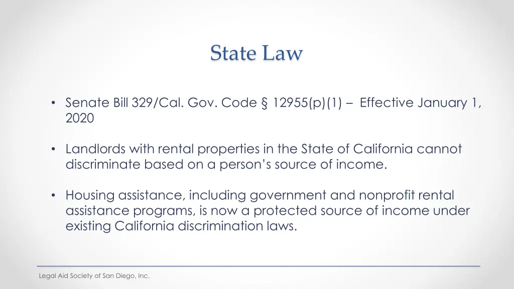 state law