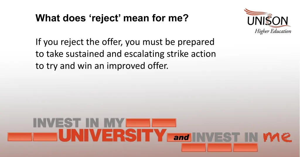 what does reject mean for me