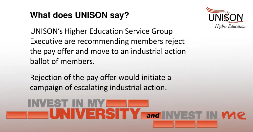 what does unison say