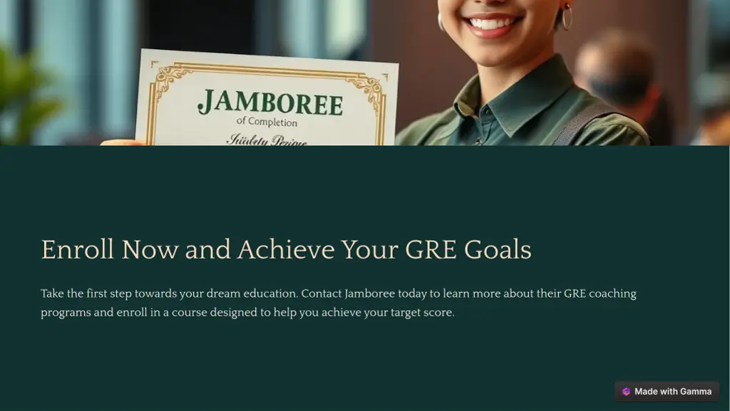 enroll now and achieve your gre goals