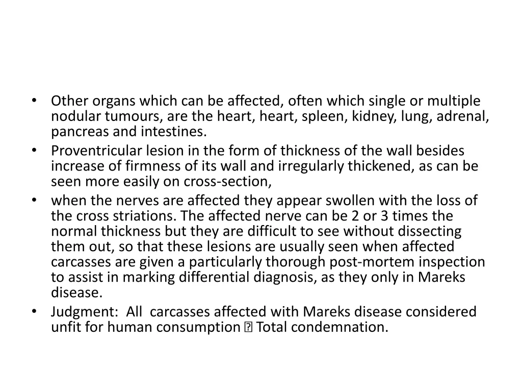 other organs which can be affected often which