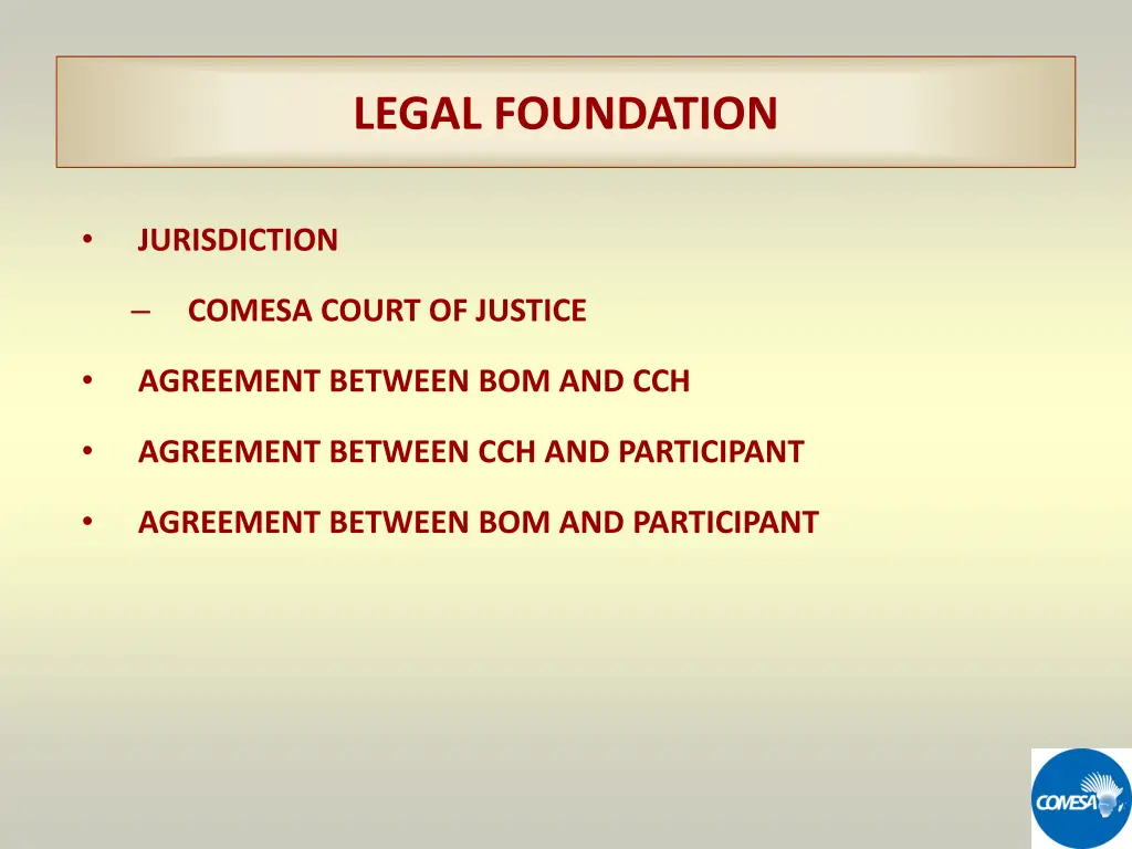 legal foundation