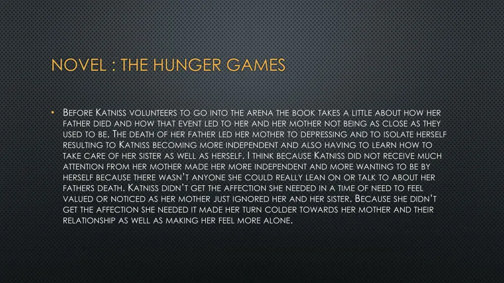 novel the hunger games