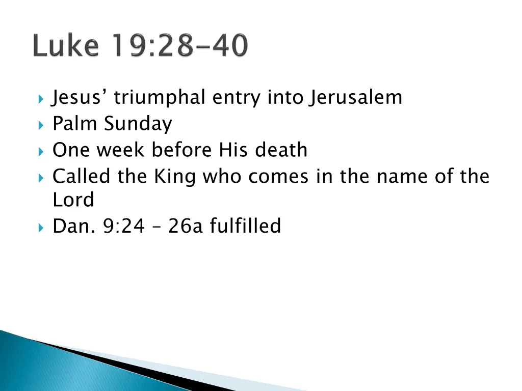 jesus triumphal entry into jerusalem palm sunday