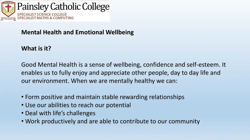 mental health and emotional wellbeing 1