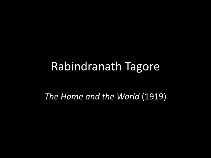 rabindranath tagore