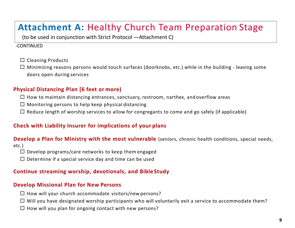 attachment a healthy church team preparation 1