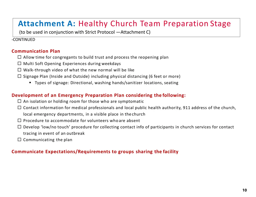 attachment a healthy church team preparationstage