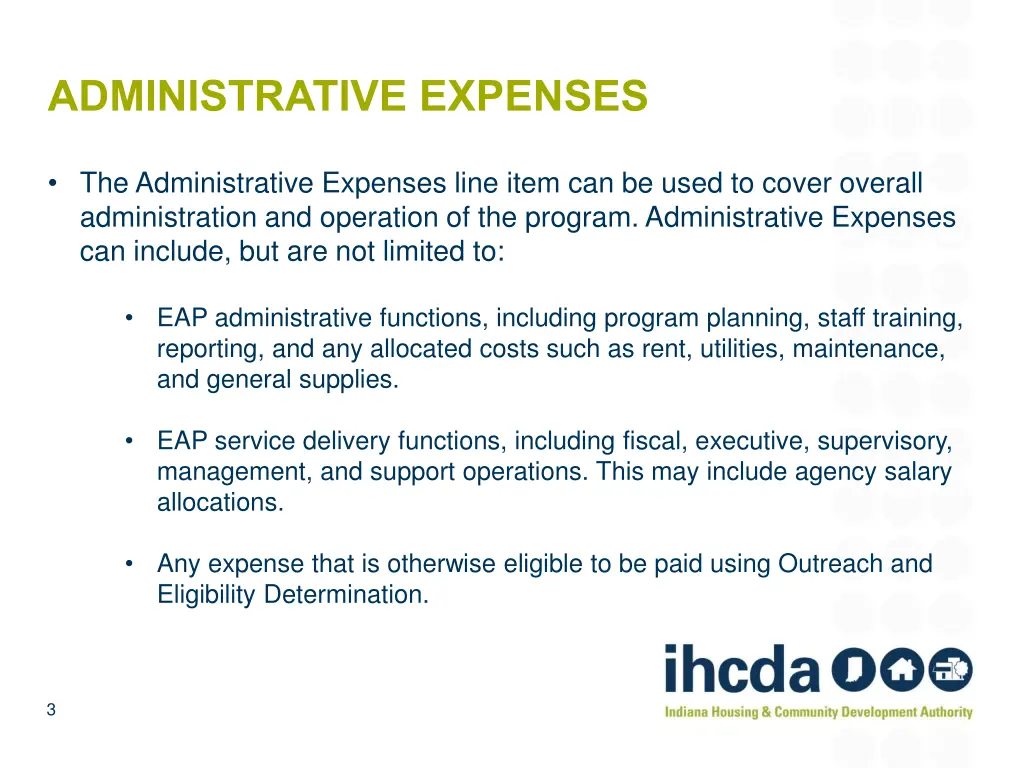 administrative expenses