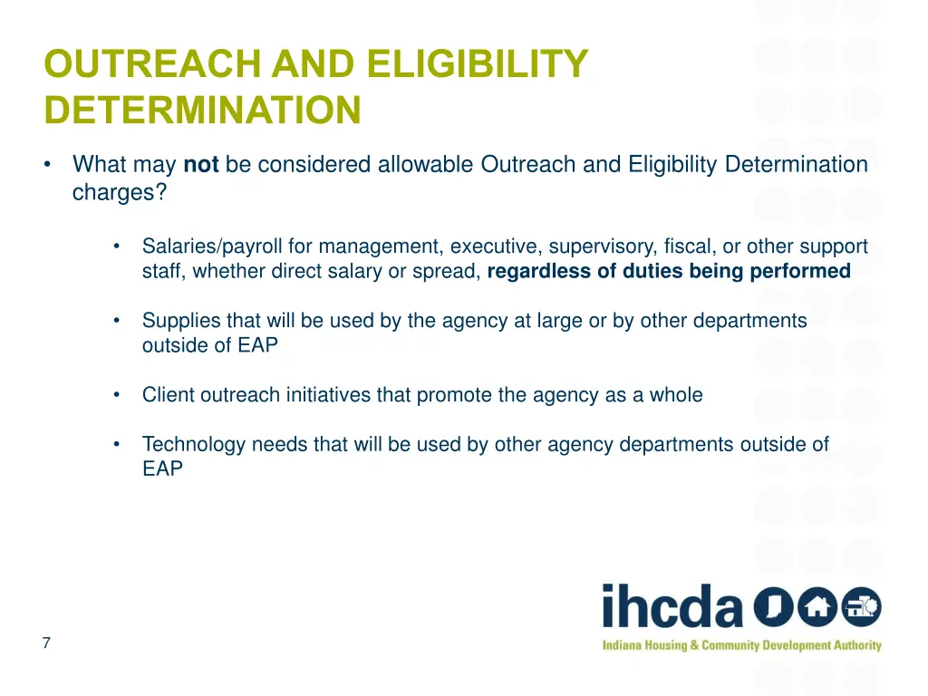 outreach and eligibility determination 2