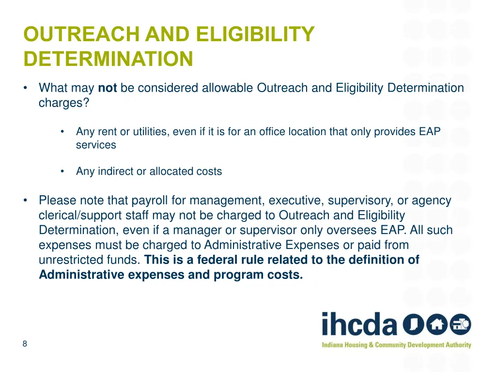 outreach and eligibility determination 3