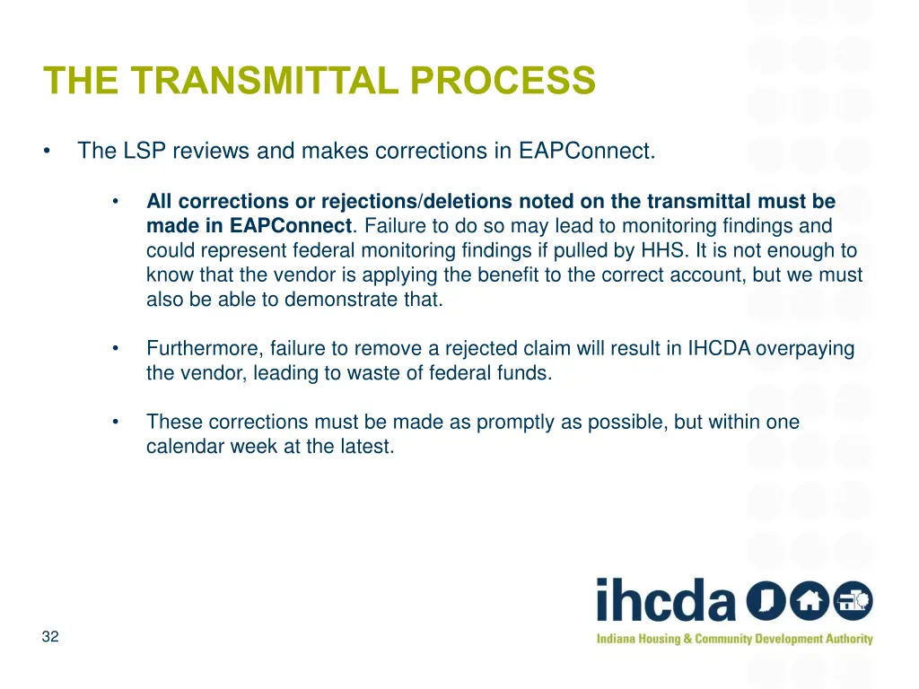 the transmittal process 3