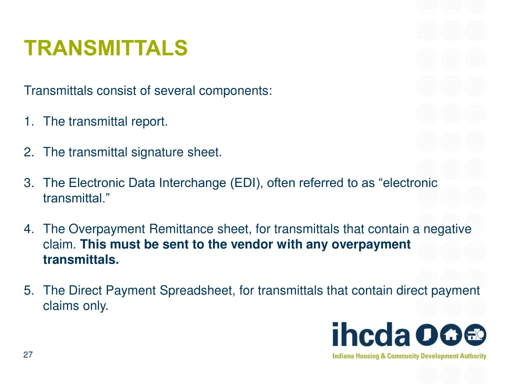 transmittals 1