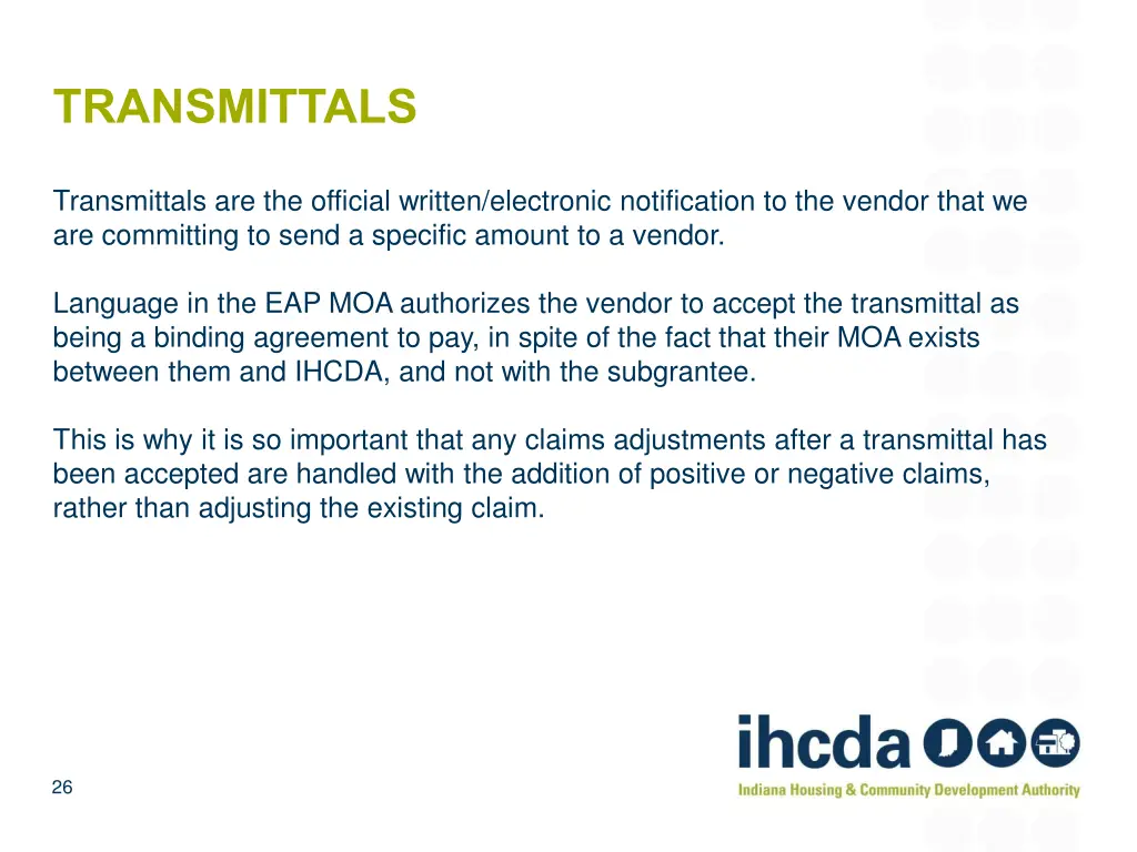 transmittals