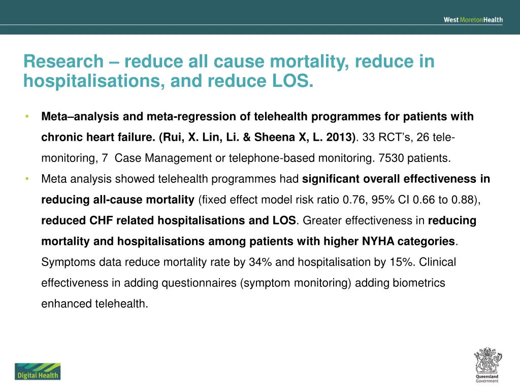 research reduce all cause mortality reduce