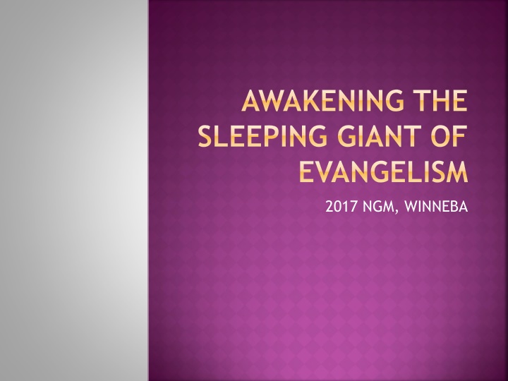 awakening the sleeping giant of evangelism