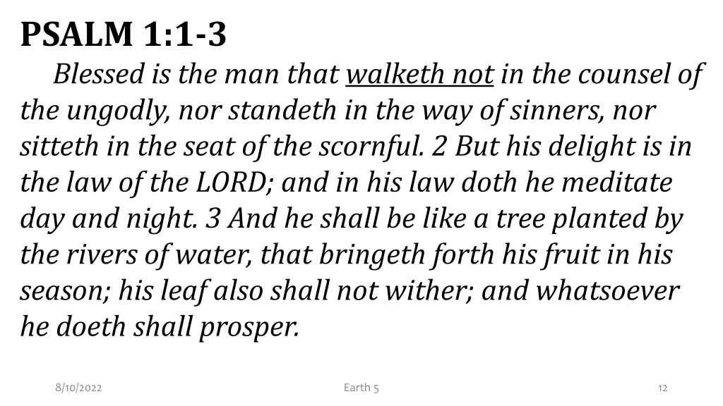 psalm 1 1 3 blessed is the man that walketh