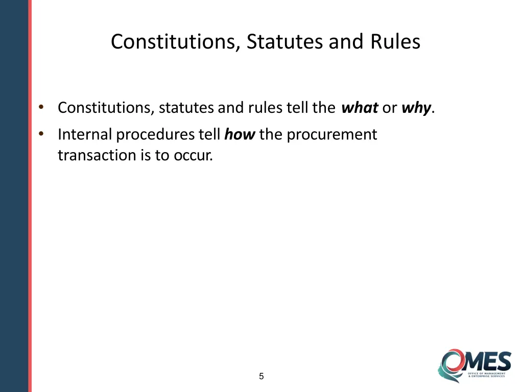 constitutions statutes and rules 1