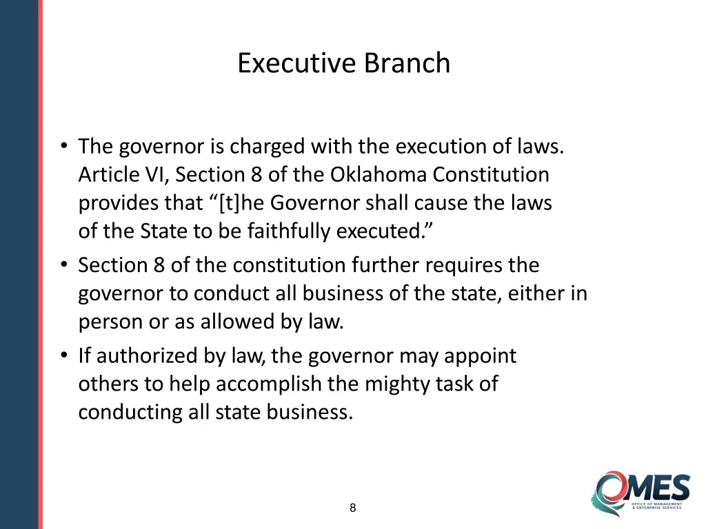 executive branch