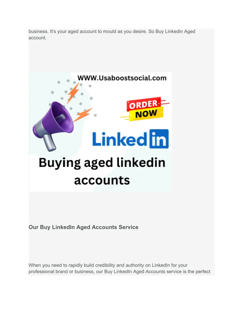 business it s your aged account to mould