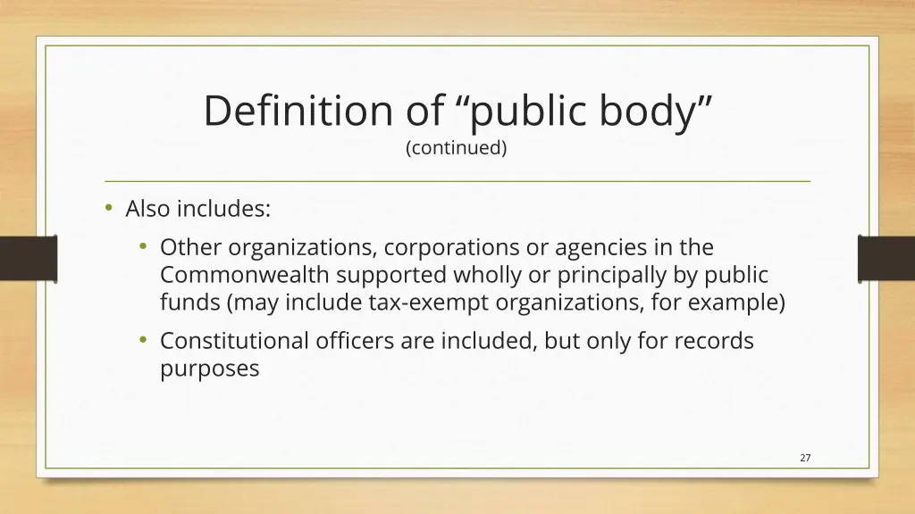 definition of public body continued