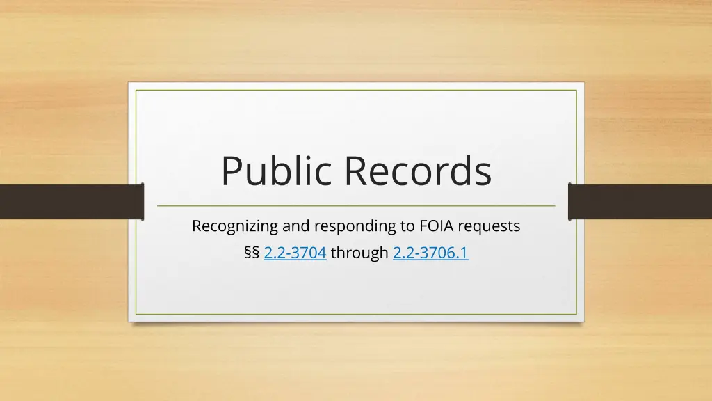 public records