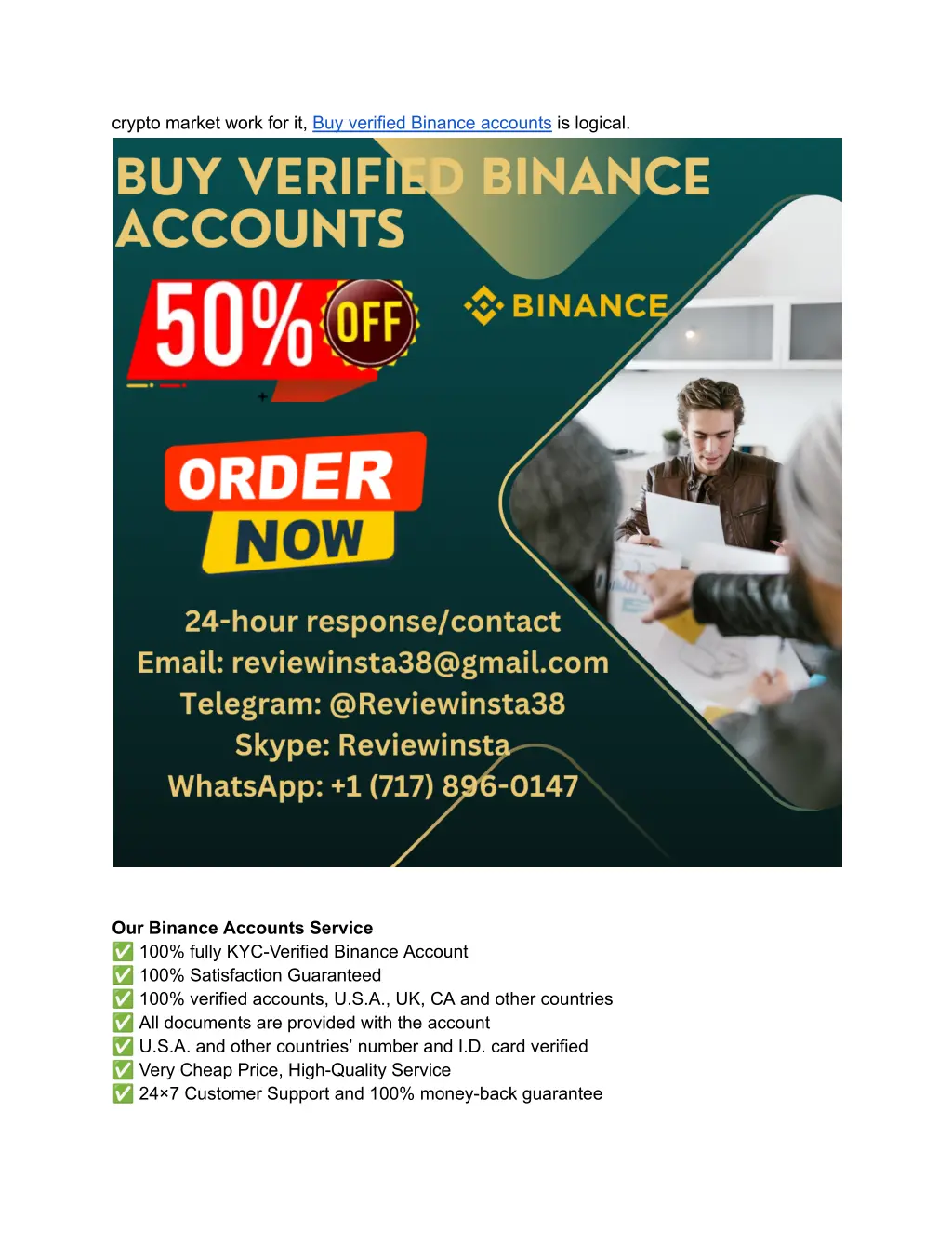 crypto market work for it buy verified binance