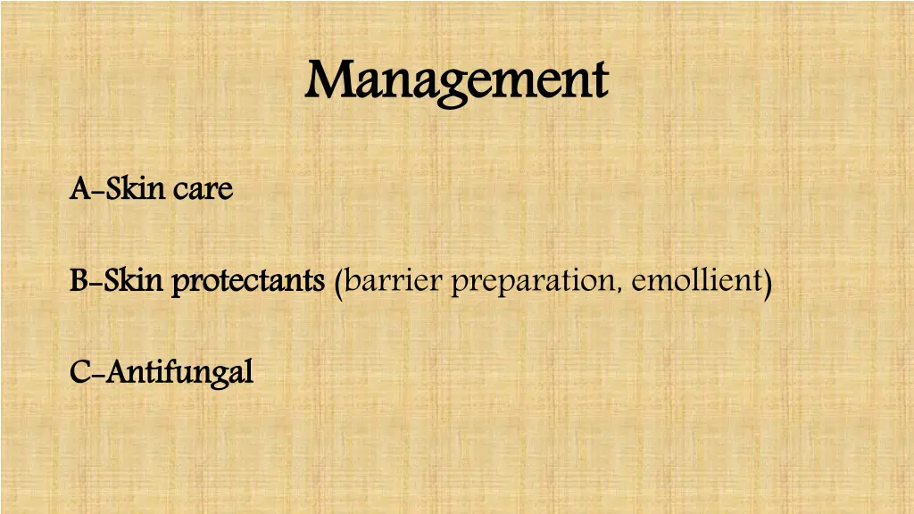 management