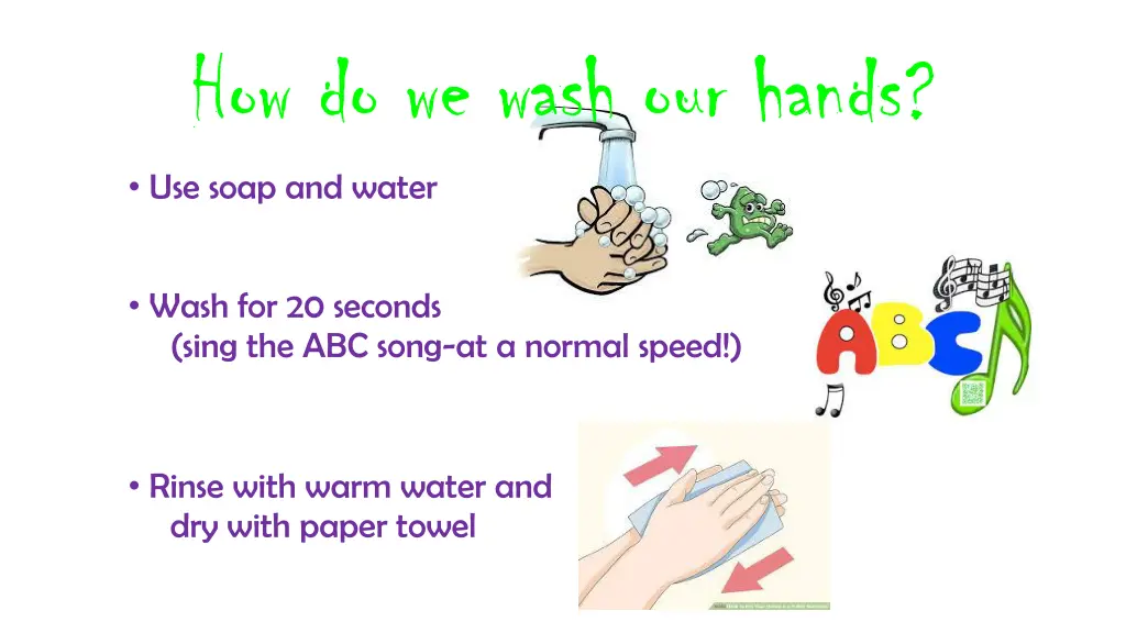 how do we wash our hands