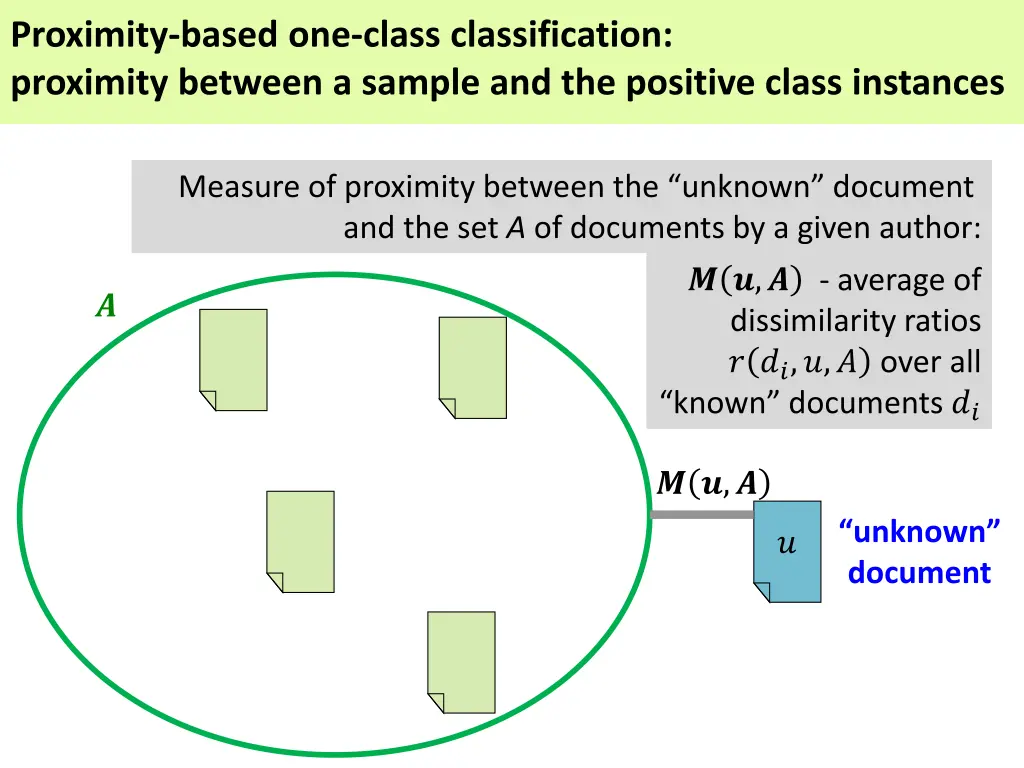 proximity based one class classification 3