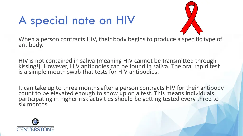 a special note on hiv 2