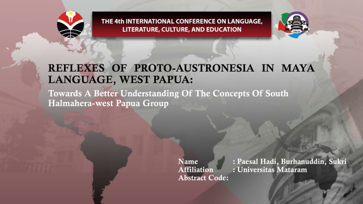 reflexes of proto austronesia in maya language