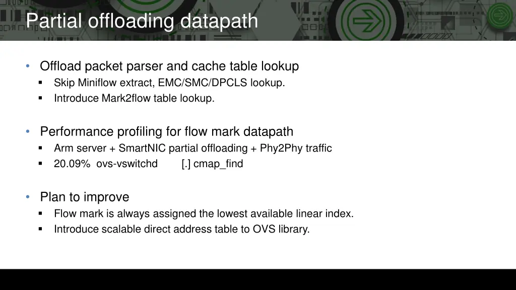 partial offloading datapath