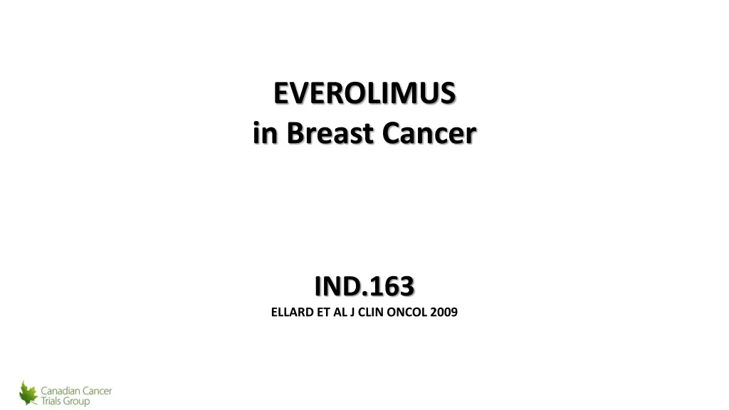 everolimus in breast cancer