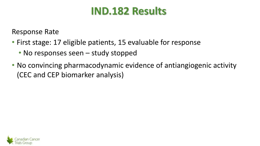 ind 182 results